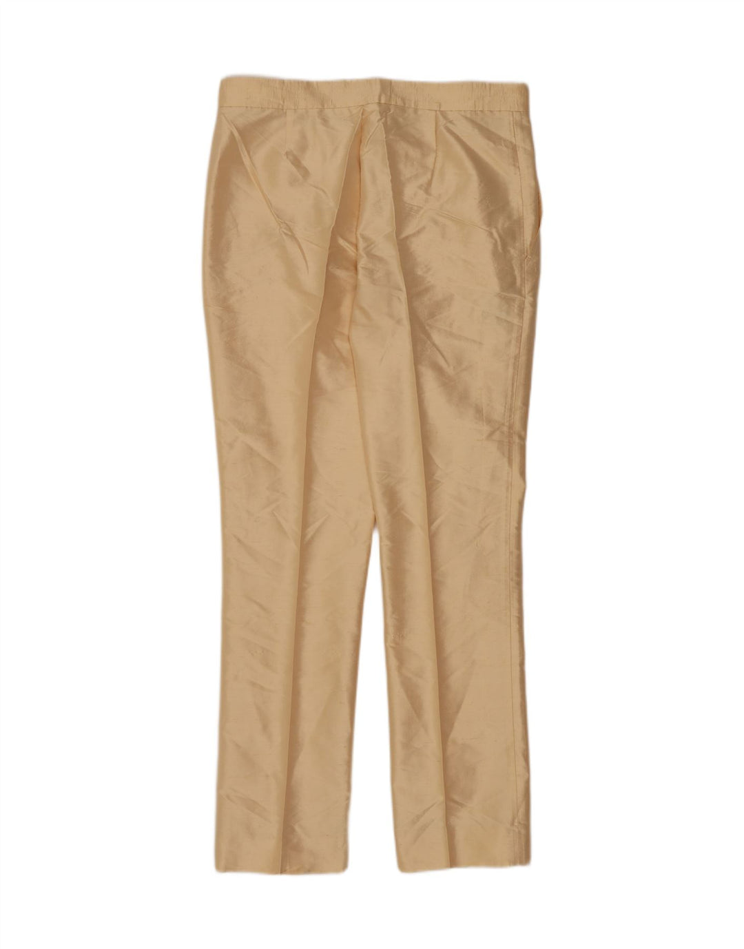 Aspesi Womens Slim Chino Trousers IT 42 Medium W30 L29 Beige Silk