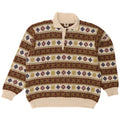 Vintage Mens Polo Neck Jumper Sweater IT 50 Medium Multicoloured Retro
