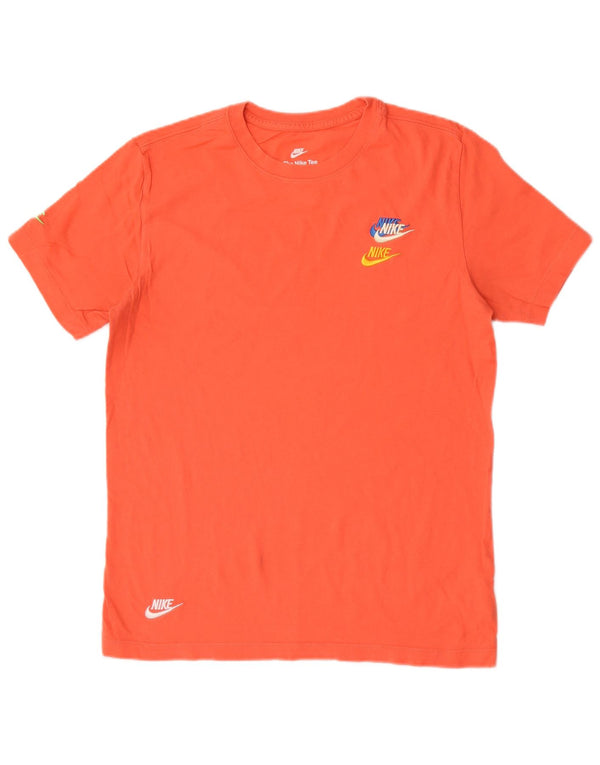 Nike Mens Graphic T-Shirt Top Small Pink Cotton Sports