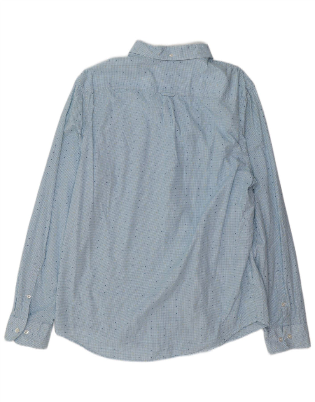 PENGUIN Mens Heritage Slim Fit Shirt XL Blue Check Cotton Vintage Penguin and Second-Hand Penguin from Messina Hembry 
