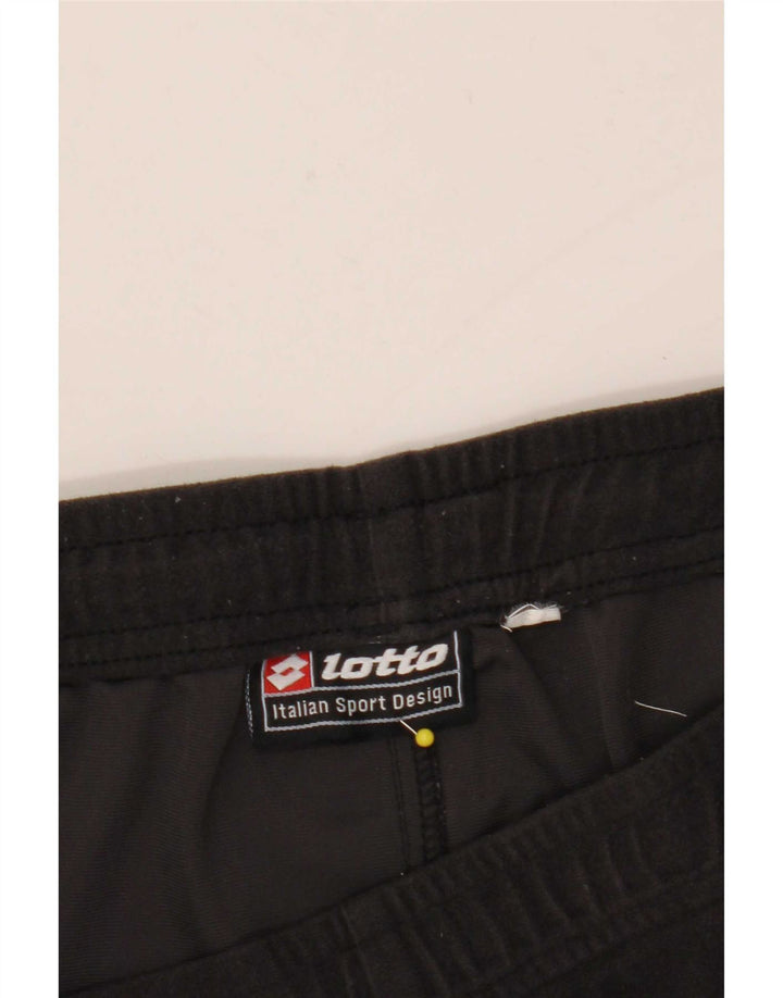 Lotto Mens Fleece Tracksuit Trousers Large Black