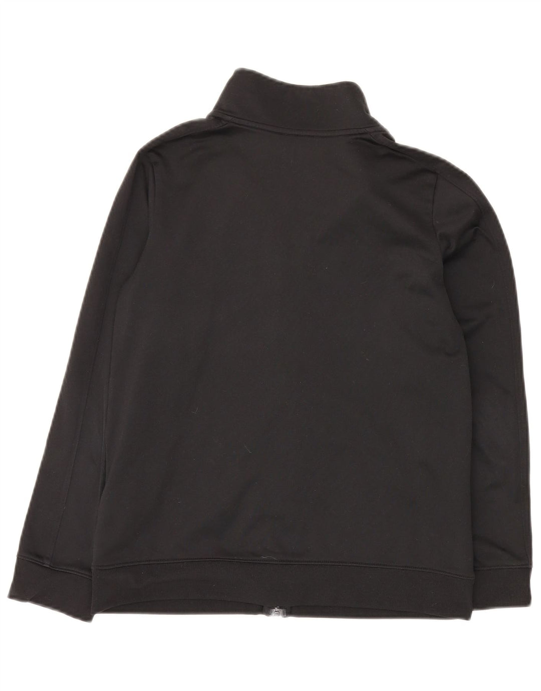 Under Armour Boys Tracksuit Top Jacket 11-12 Years Large Black Polyester