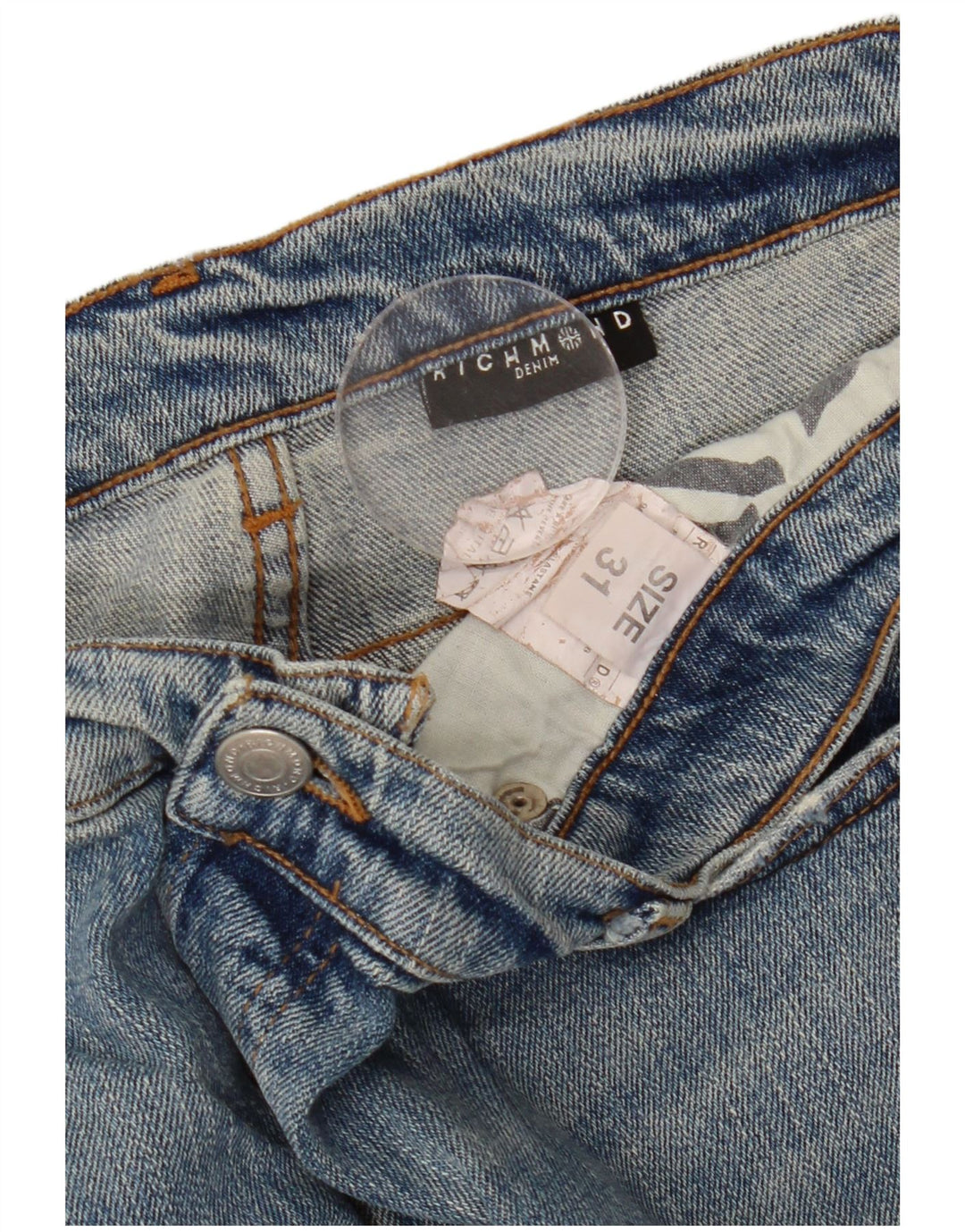 Richmond Womens Bootcut Jeans W31 L36 Blue Cotton