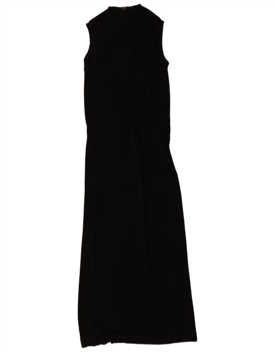 Seventy Womens Sleeveless Maxi Dress IT 46 Large Black Viscose