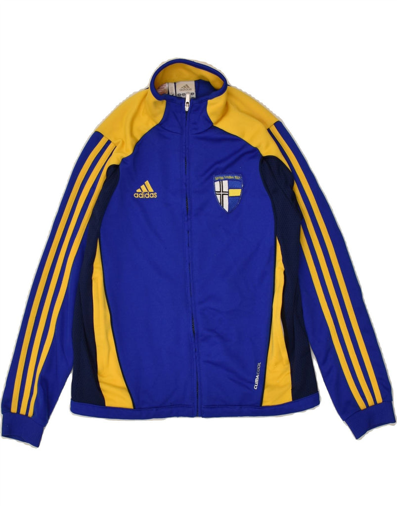 ADIDAS Boys Clima 365 Graphic Tracksuit Top Jacket 9-10 Years Blue | Vintage Adidas | Thrift | Second-Hand Adidas | Used Clothing | Messina Hembry 