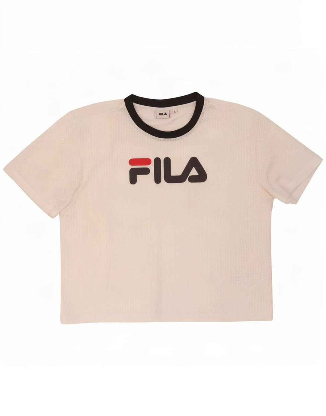 Fila Womens Graphic T-Shirt Top UK 16 Large White Polyester