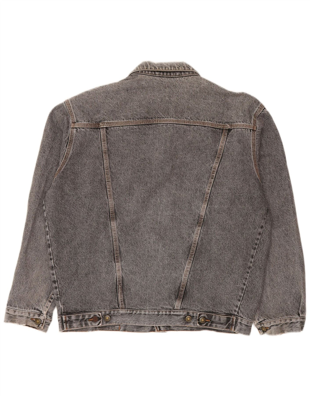 Vintage Mens Denim Jacket UK 42 XL Grey