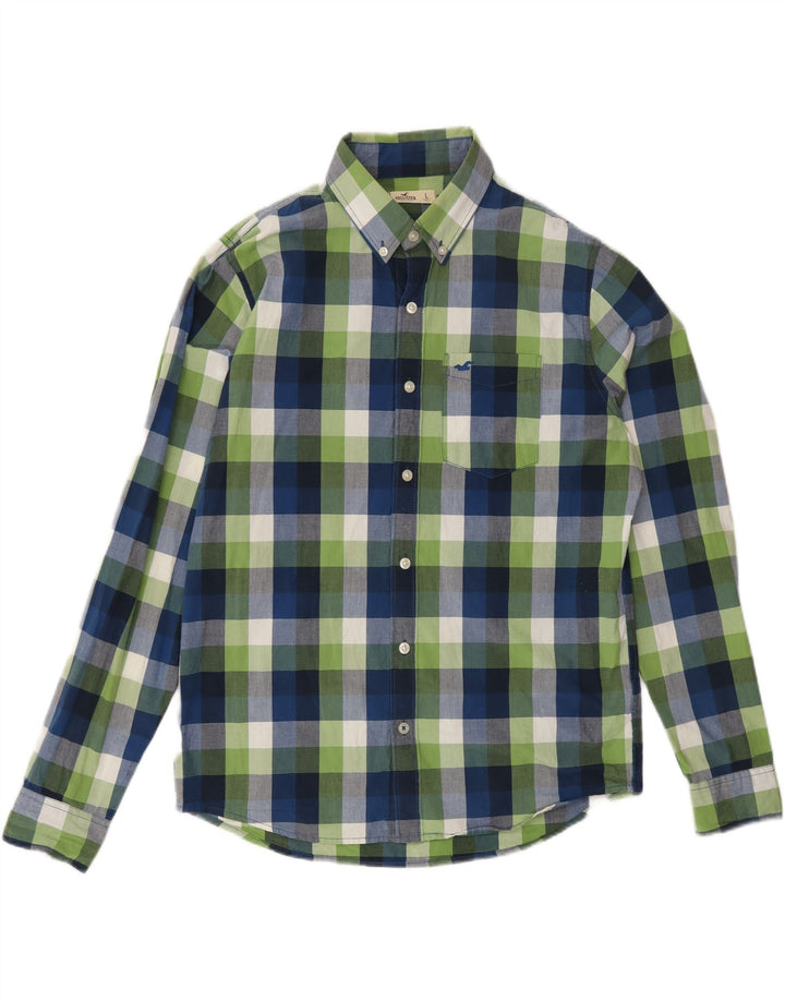 Hollister Mens Shirt Large Multicoloured Check Cotton