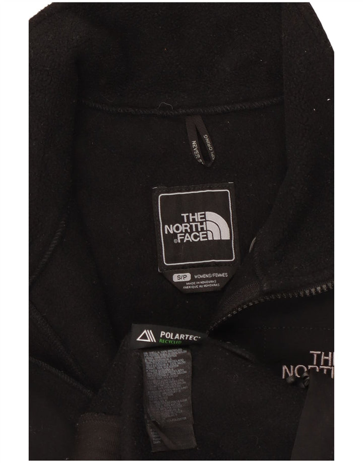The North Face Womens Fleece Jacket UK 10 Small Black Polyester