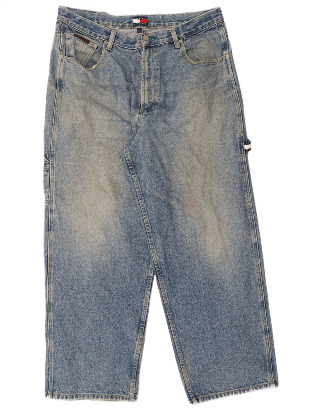 Tommy Hilfiger Mens Straight Jeans W36 L30 Blue Cotton