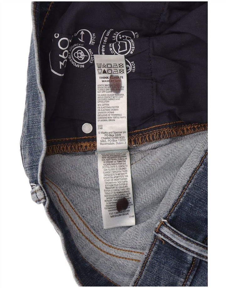 Marks & Spencer Mens Straight Jeans W32 L29 Blue Cotton