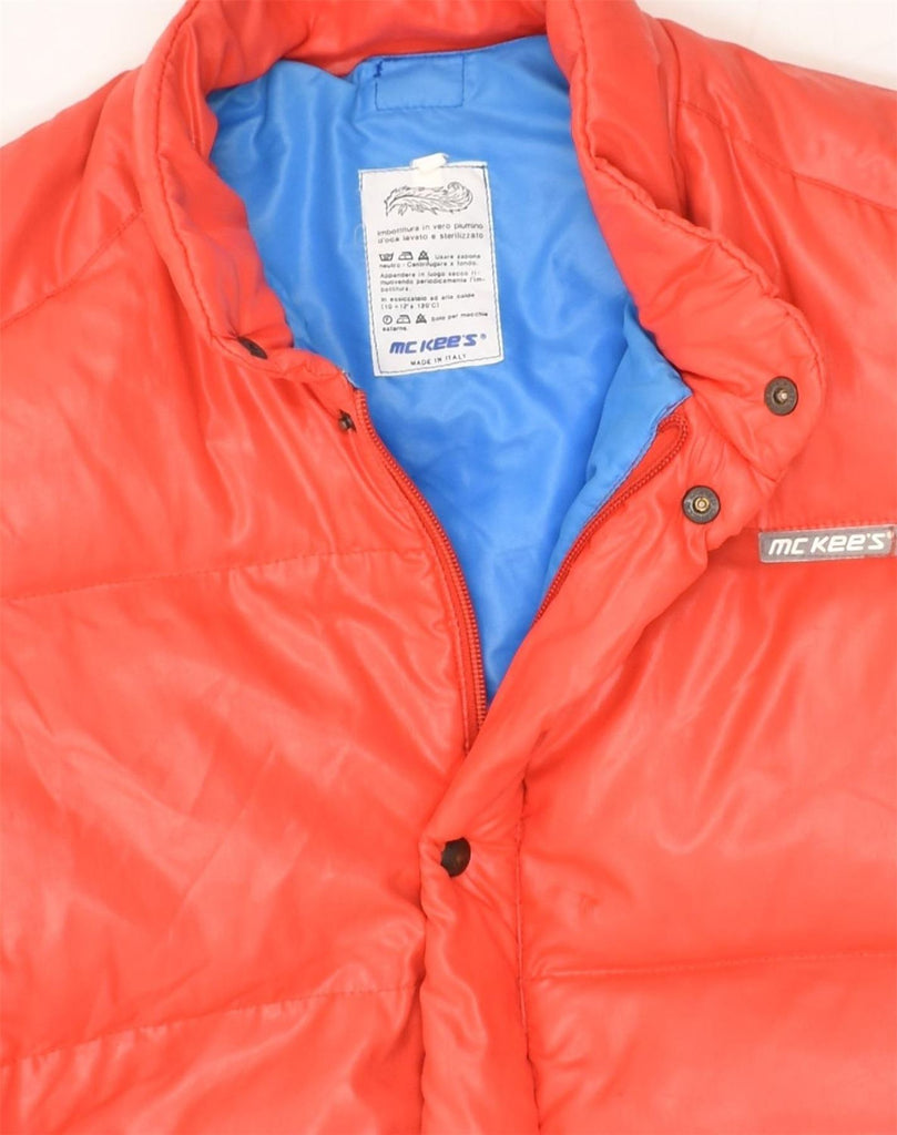 MC KEE'S Mens Padded Jacket UK 40 Large Red Polyamide | Vintage MC Kee's | Thrift | Second-Hand MC Kee's | Used Clothing | Messina Hembry 