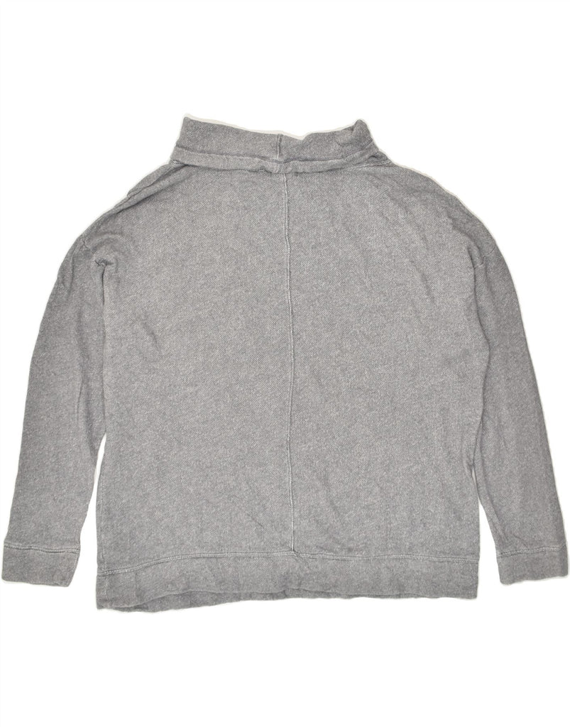 GAP Womens Roll Neck Sweatshirt Jumper UK 20 2XL Grey Cotton | Vintage Gap | Thrift | Second-Hand Gap | Used Clothing | Messina Hembry 