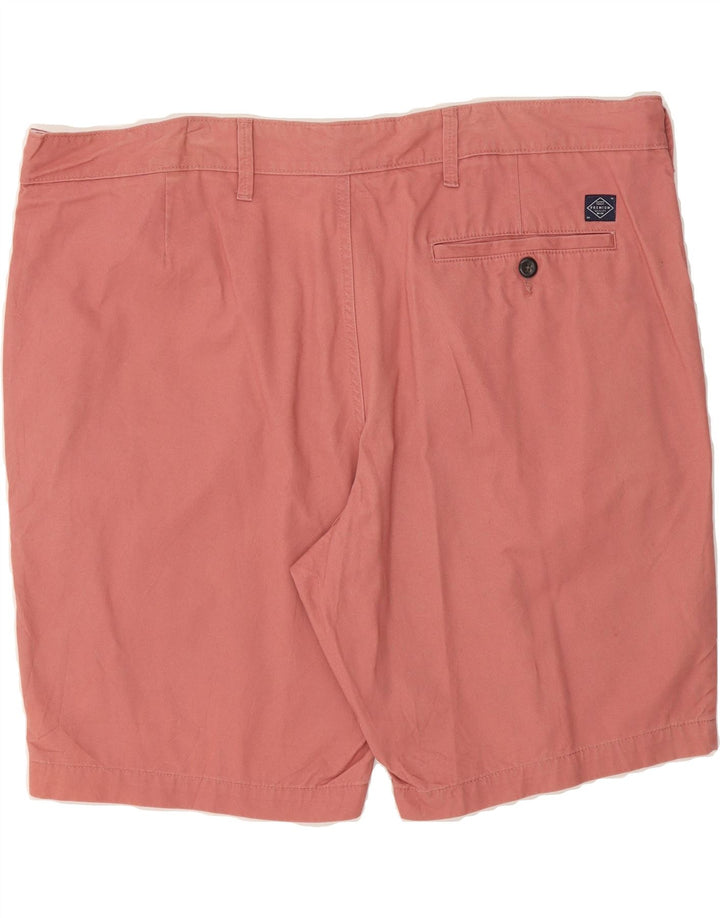 MARKS & SPENCER Mens Chino Shorts W40 XL Pink Cotton Vintage Marks & Spencer and Second-Hand Marks & Spencer from Messina Hembry 