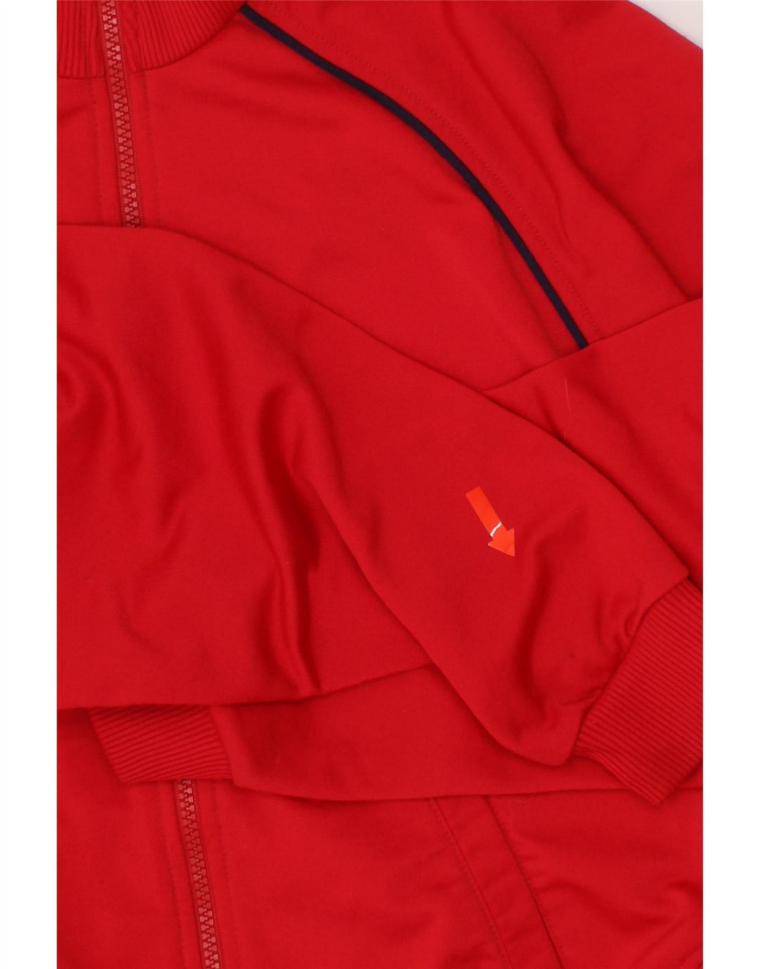 ADIDAS Boys Tracksuit Top Jacket 11-12 Years Red Polyester Vintage Adidas and Second-Hand Adidas from Messina Hembry 