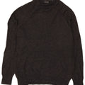 Zara Mens Crew Neck Jumper Sweater Medium Grey