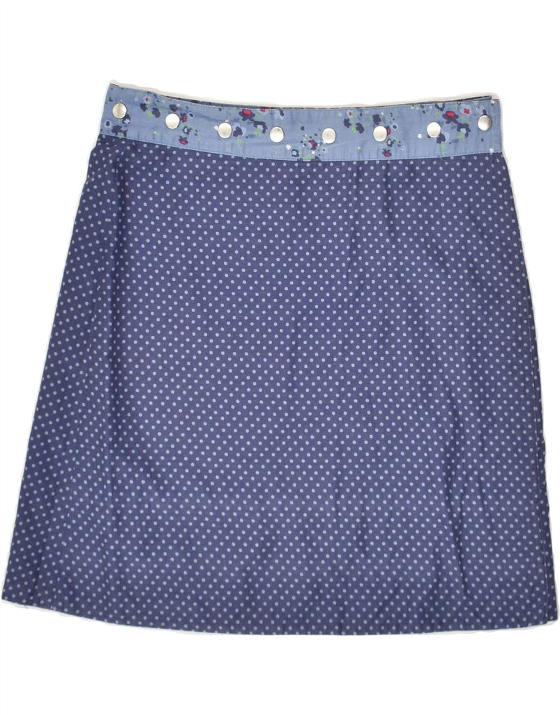 TCM Womens Wrap Skirt EU 38 Medium W30 Blue Polka Dot Cotton | Vintage TCM | Thrift | Second-Hand TCM | Used Clothing | Messina Hembry 