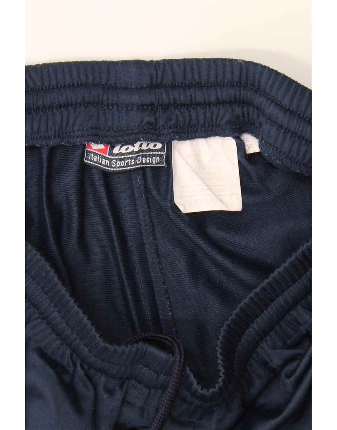 LOTTO Boys Cargo Tracksuit Trousers 15-16 Years 3XL Navy Blue Polyester Vintage Lotto and Second-Hand Lotto from Messina Hembry 