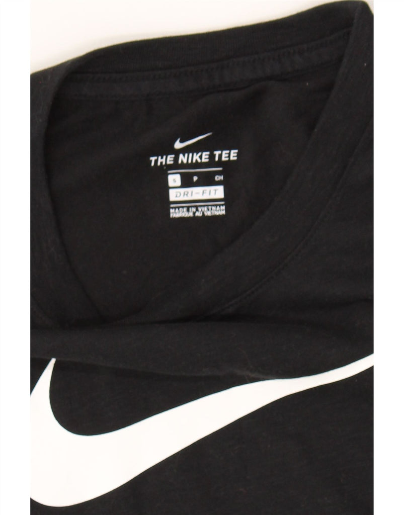NIKE Mens Dri Fit Graphic T-Shirt Top Small Black Vintage Nike and Second-Hand Nike from Messina Hembry 