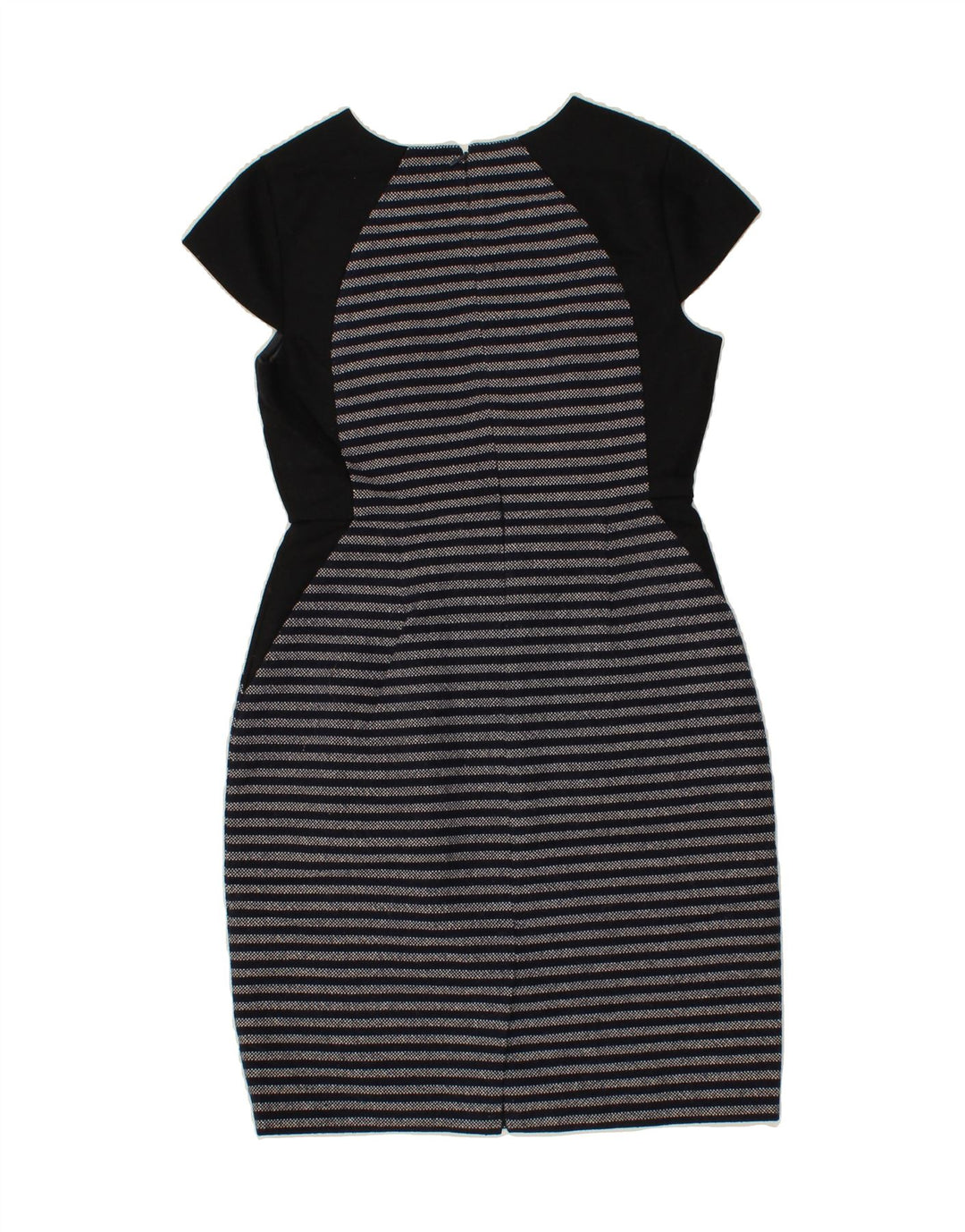 J. CREW Womens Sheath Dress US 4 Small Black Striped Wool Vintage J. Crew and Second-Hand J. Crew from Messina Hembry 