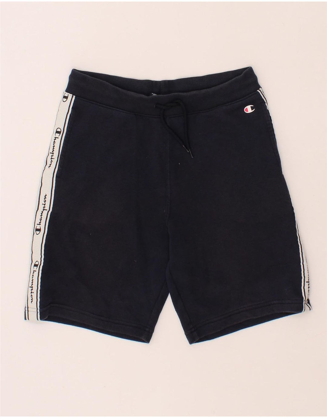 CHAMPION Boys Sport Shorts 11-12 Years  Large  Navy Blue Vintage Champion and Second-Hand Champion from Messina Hembry 