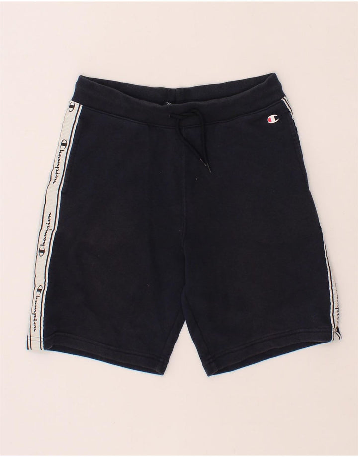 CHAMPION Boys Sport Shorts 11-12 Years  Large  Navy Blue Vintage Champion and Second-Hand Champion from Messina Hembry 