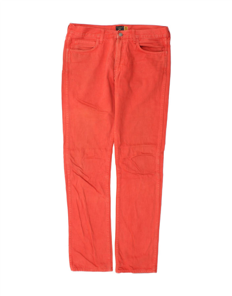 J. CREW Mens 484 Slim Jeans W31 L32 Red Cotton Vintage J. Crew and Second-Hand J. Crew from Messina Hembry 