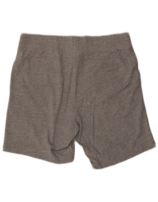 Diadora Womens Sport Shorts UK 12 Medium  Grey Cotton