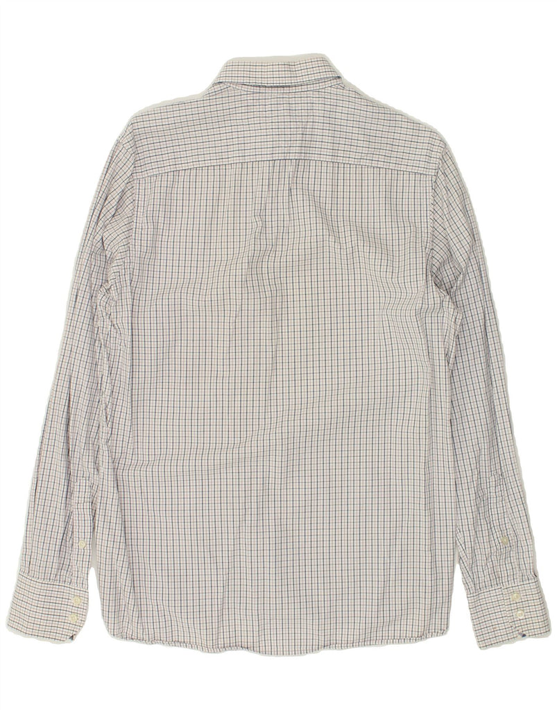 TOMMY HILFIGER Mens Shirt Small White Check Cotton | Vintage Tommy Hilfiger | Thrift | Second-Hand Tommy Hilfiger | Used Clothing | Messina Hembry 