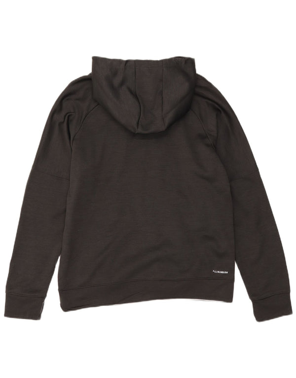 Adidas Womens Climawarm Graphic Hoodie Jumper UK 16/18 Large Black