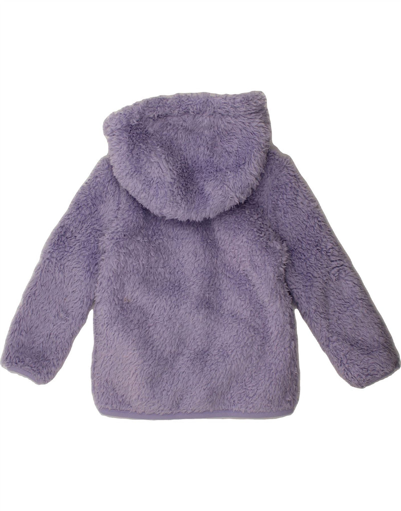 DKNY Baby Girls Hooded Fleece Jacket 18-24 Months Purple Polyester Vintage Dkny and Second-Hand Dkny from Messina Hembry 