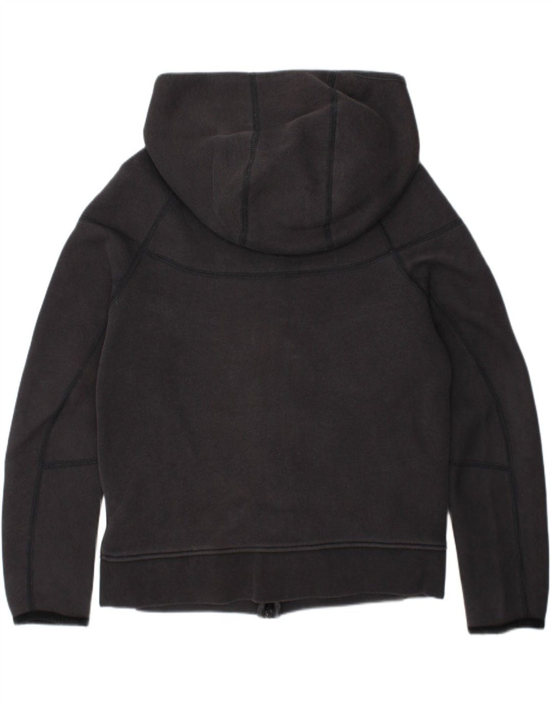 NIKE Boys Zip Hoodie Sweater 10-11 Years Medium  Grey Cotton Vintage Nike and Second-Hand Nike from Messina Hembry 