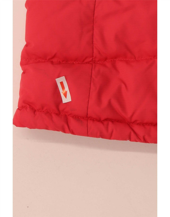 The North Face Womens Oversized Padded Gilet UK 6 XS Pink Polyester