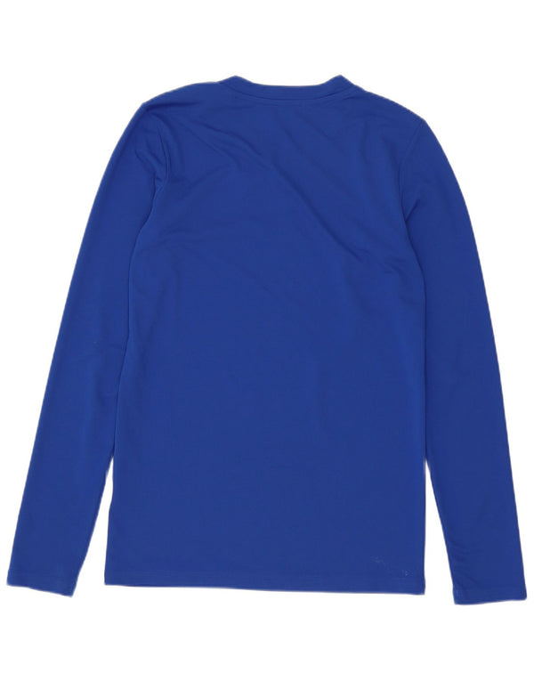 Adidas Boys Aeroready Top Long Sleeve 13-14 Years  Blue