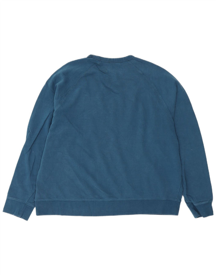 Marks & Spencer Mens Sweatshirt Jumper XL Blue Cotton