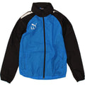 PUMA Boys Graphic Tracksuit Top Jacket 11-12 Years  Blue Colourblock Vintage Puma and Second-Hand Puma from Messina Hembry 