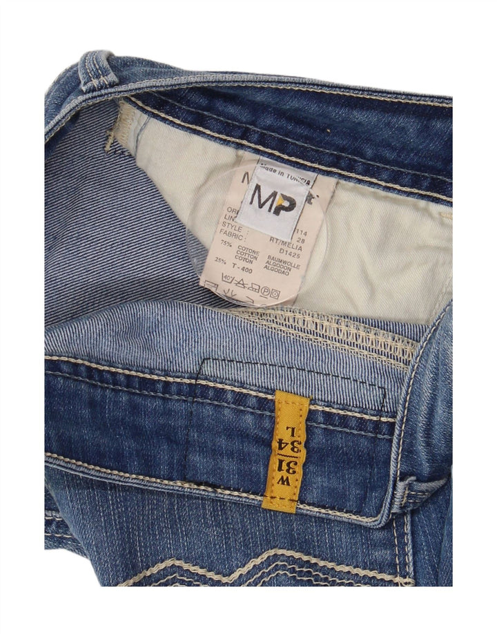 Meltin' Pot Womens Bootcut Jeans W31 L29 Blue Cotton