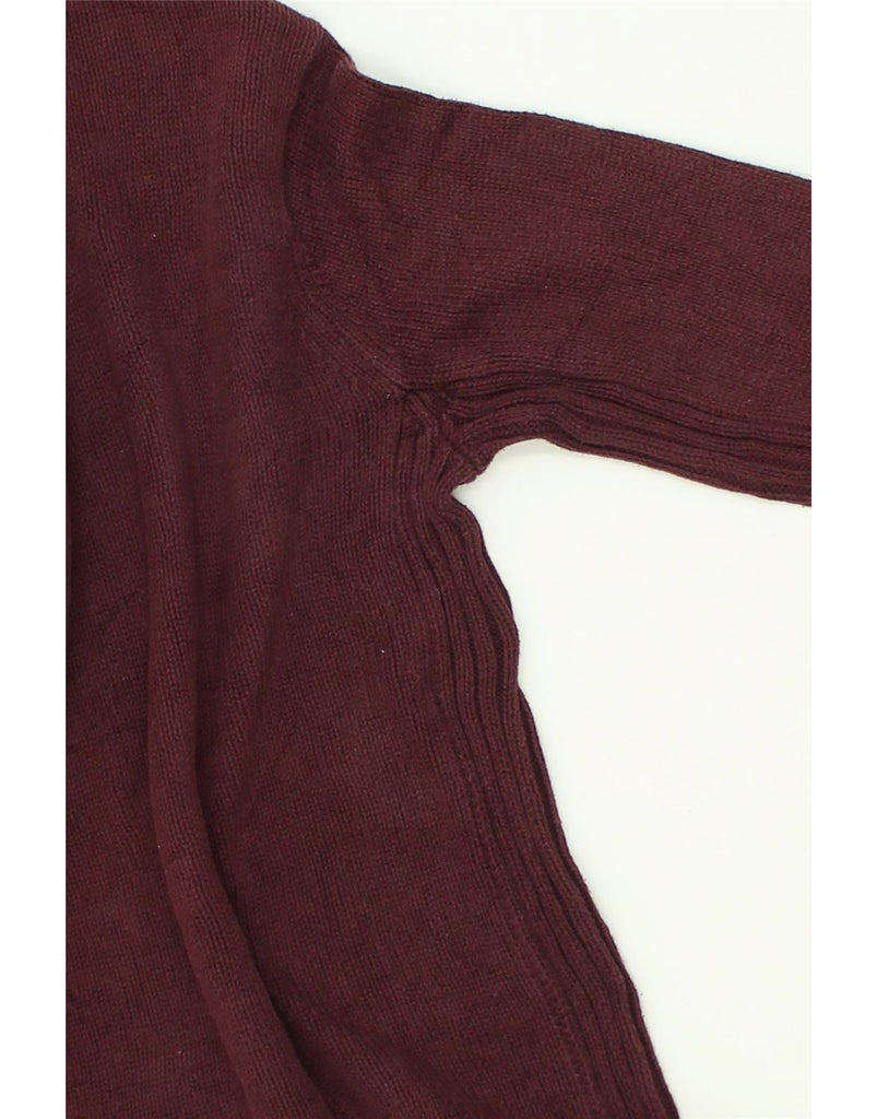 DKNY Mens Boat Neck Jumper Sweater Medium Burgundy Cotton | Vintage Dkny | Thrift | Second-Hand Dkny | Used Clothing | Messina Hembry 