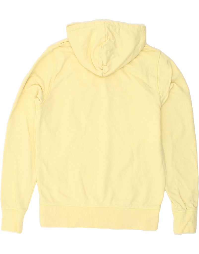 TOMMY HILFIGER Mens Graphic Hoodie Jumper Small Yellow Cotton | Vintage Tommy Hilfiger | Thrift | Second-Hand Tommy Hilfiger | Used Clothing | Messina Hembry 