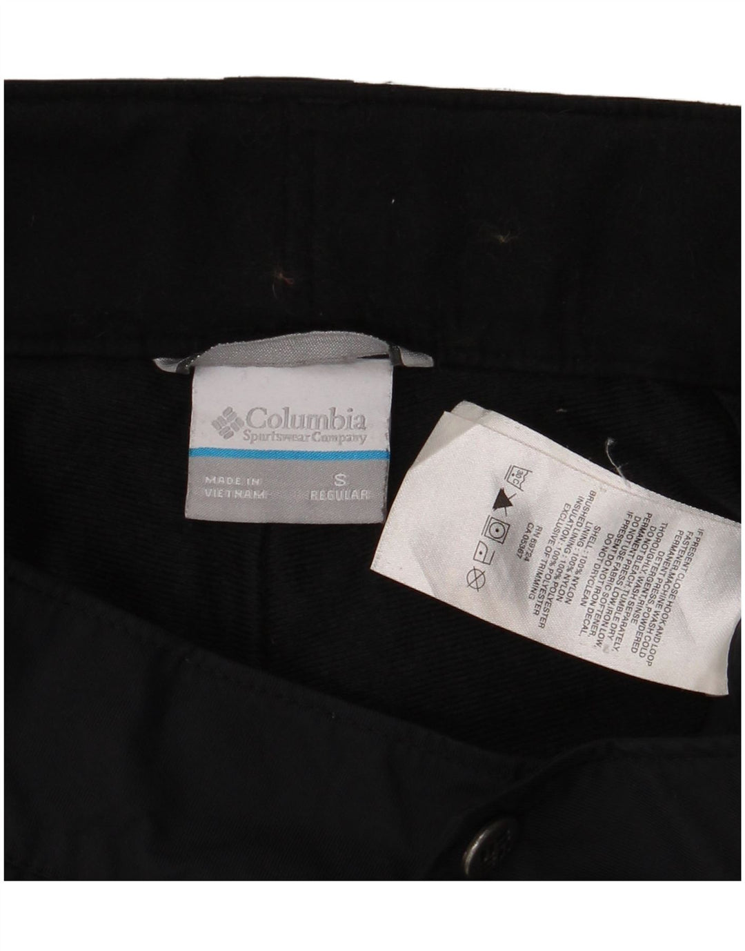 Columbia Womens Ski Trousers UK 10 Small  Black Nylon