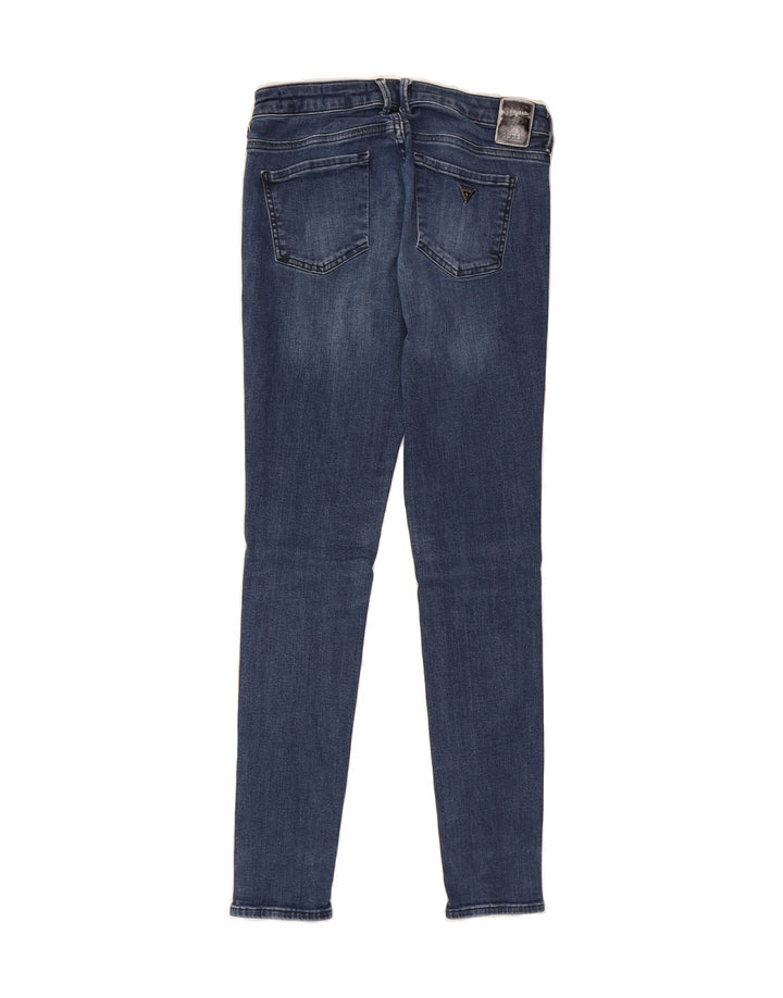 GUESS Womens Jegging Skinny Jeans W28 L29 Blue Vintage Guess and Second-Hand Guess from Messina Hembry 