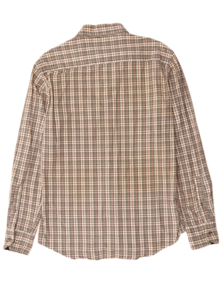 Kappa Mens Flannel Shirt Medium Multicoloured Check Cotton