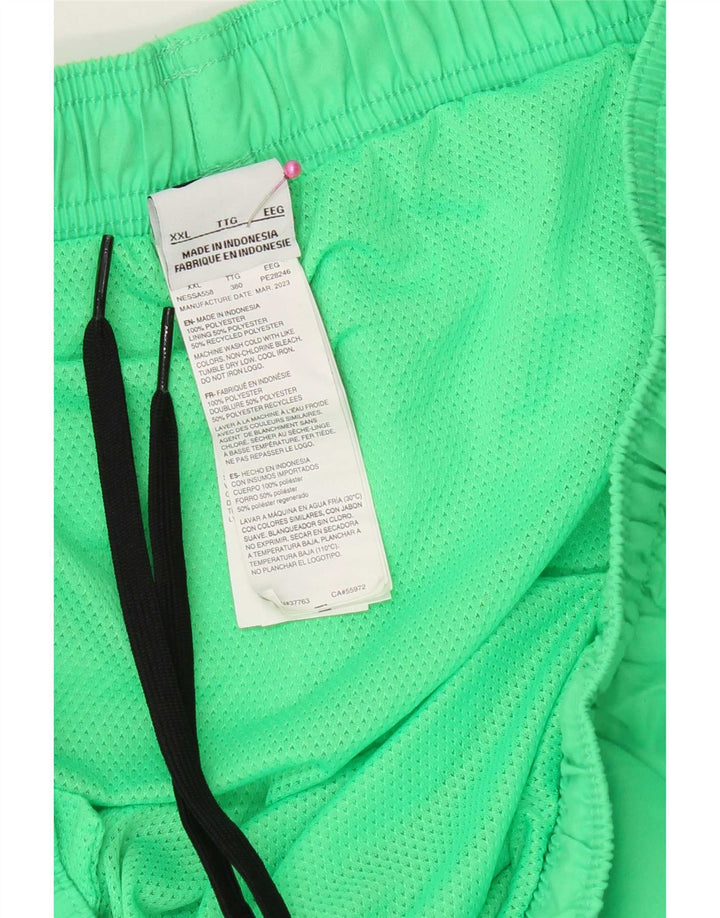 Nike Mens Sport Shorts 2XL Green Polyester