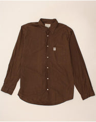 MURPHY & NYE Mens Shirt 3XL Brown Cotton