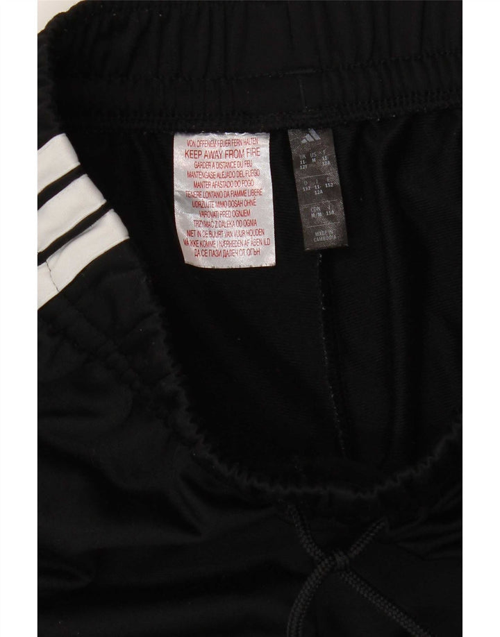 Adidas Boys Climacool Tracksuit Trousers 11-12 Years Black Polyester
