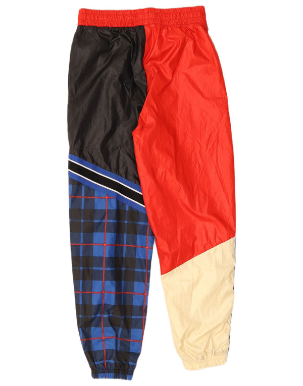 Nike Mens Tracksuit Trousers Joggers Small Multicoloured Check Polyester
