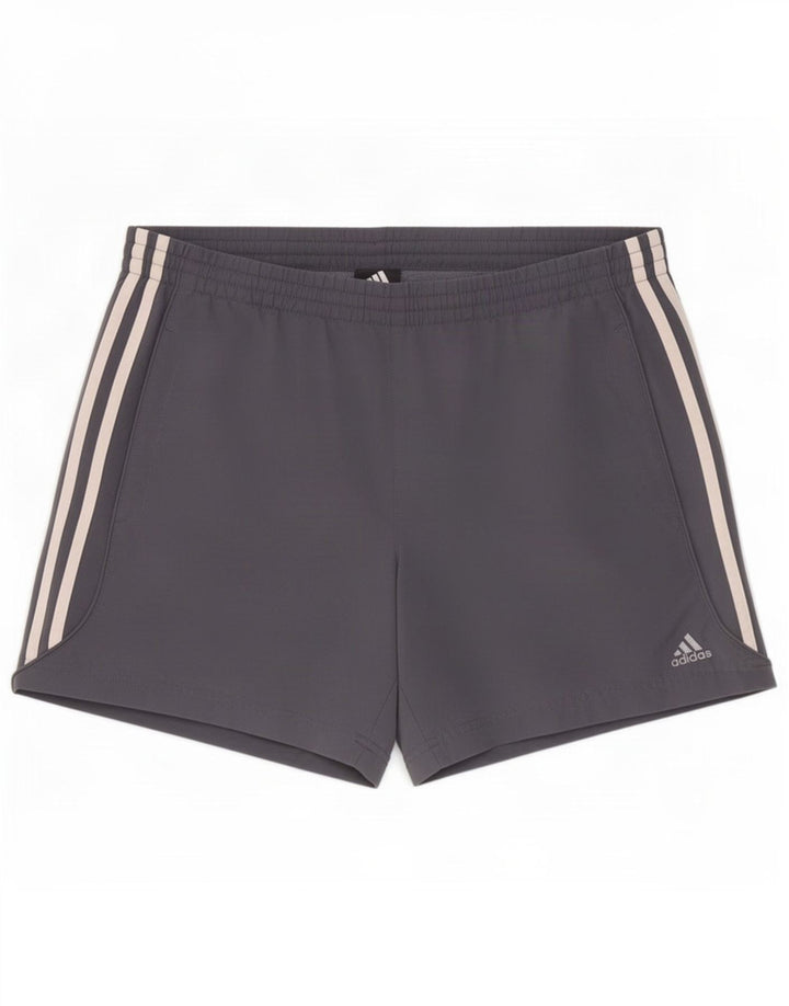 Adidas Mens Climalite Sport Shorts Medium Grey Polyester