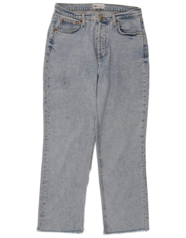 Zara Womens Straight Jeans EU 40 Medium W30 L26 Blue
