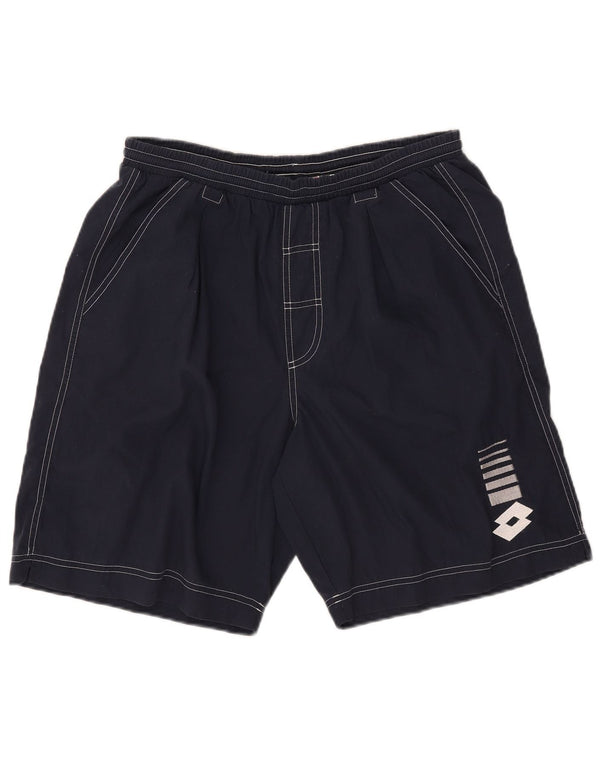 Lotto Mens Swimming Shorts UK 40/42 Large Navy Blue Polyester