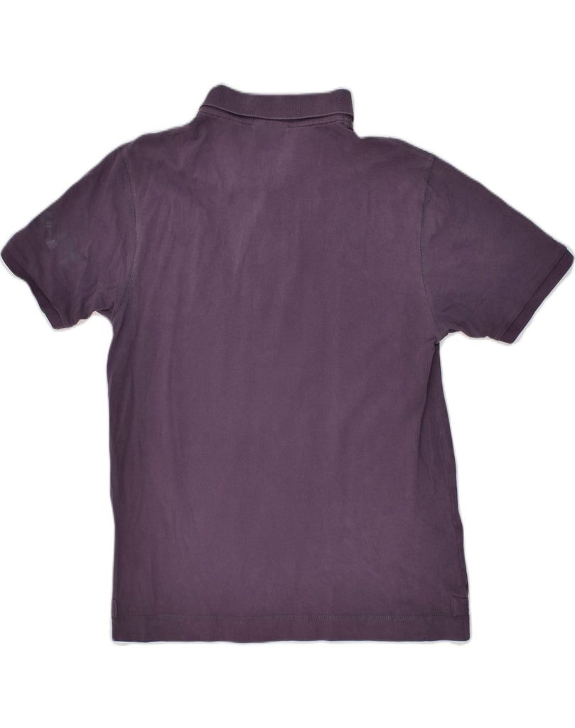 DKNY Mens Polo Shirt Large Purple Cotton | Vintage Dkny | Thrift | Second-Hand Dkny | Used Clothing | Messina Hembry 